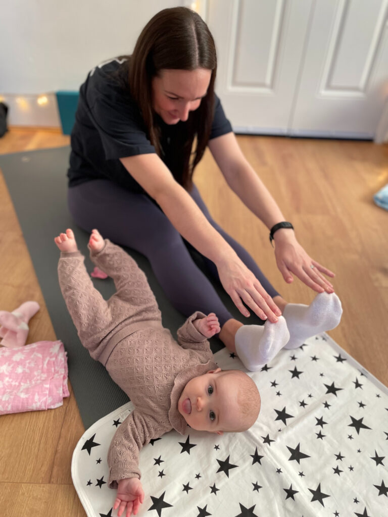 IMG_9735 Postnatal baby and me yoga session at Toni Marie Yoga Studio