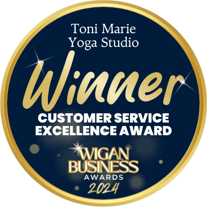 Toni Marie Yoga Studio customer service award holder, Atherton near Bolton