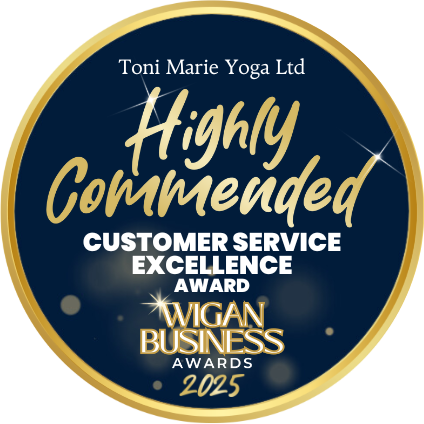 Toni Marie Yoga Studio customer service award holder, Atherton near Bolton